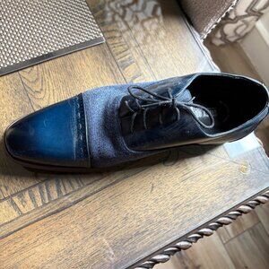 Blue Shoe Wingtip Oxford Stacy Adams